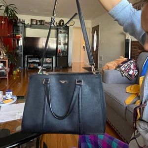 Kate spade used once! Dark navy work bag!!